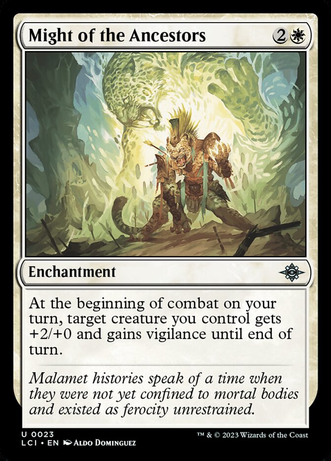 Might of the Ancestors - carta Magic The Gathering