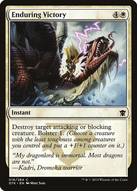 Enduring Victory - carta Magic The Gathering