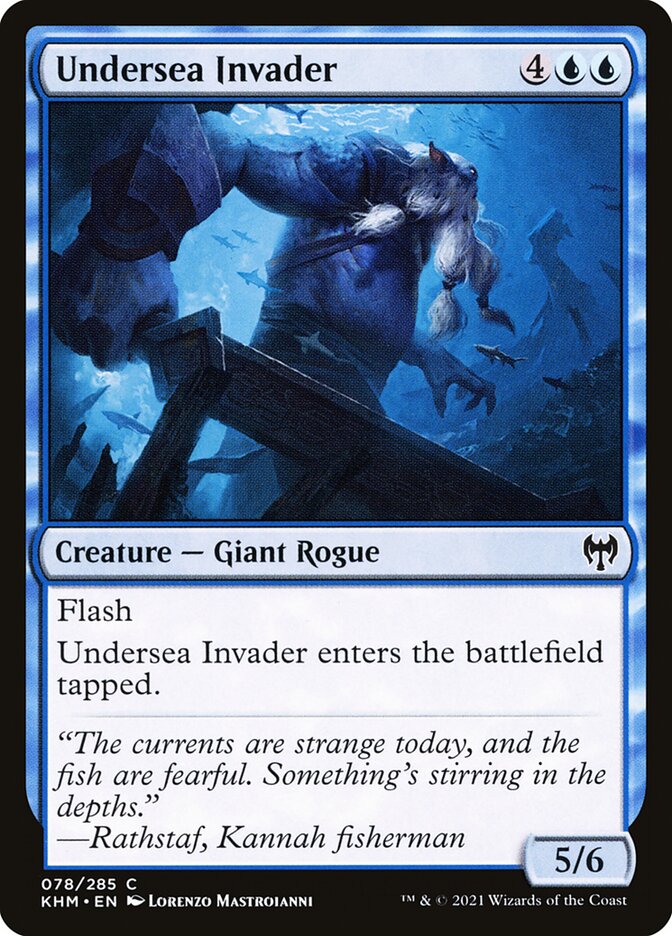 Undersea Invader - carta Magic The Gathering