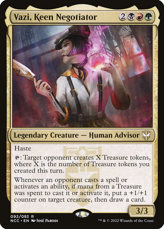 Vazi, Keen Negotiator - carta Magic The Gathering