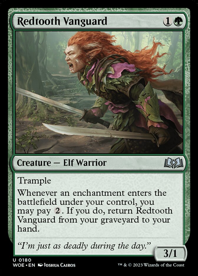Redtooth Vanguard - WOE-180-NF-STD