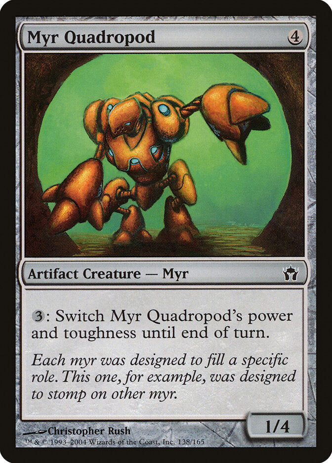 Myr Quadropod - carta Magic The Gathering
