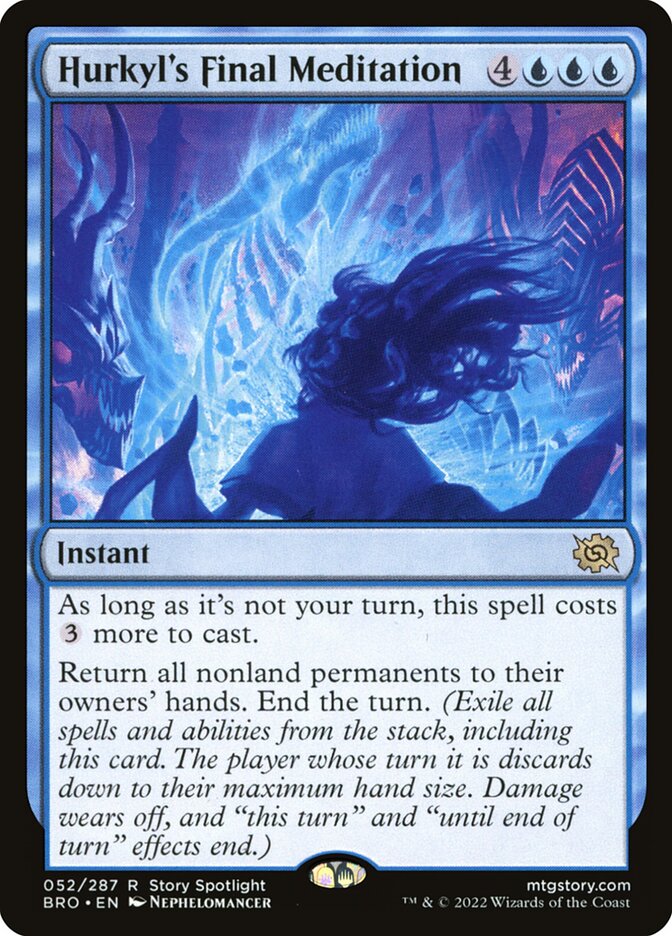 Hurkyl's Final Meditation - carta Magic The Gathering