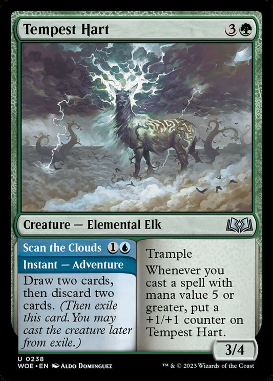 Tempest Hart // Scan the Clouds - carta Magic The Gathering