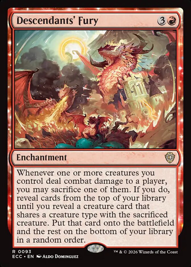 Descendants' Fury - carta Magic The Gathering