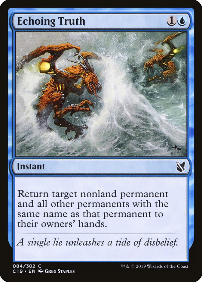 Echoing Truth - carta Magic The Gathering
