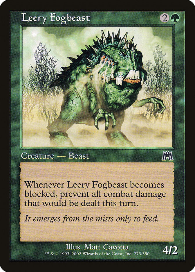 Leery Fogbeast - carta Magic The Gathering