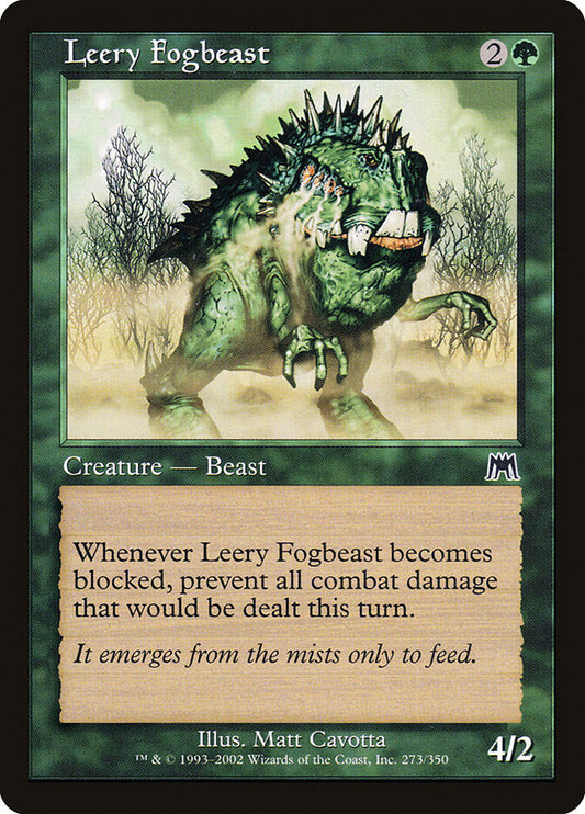 Leery Fogbeast - carta Magic The Gathering