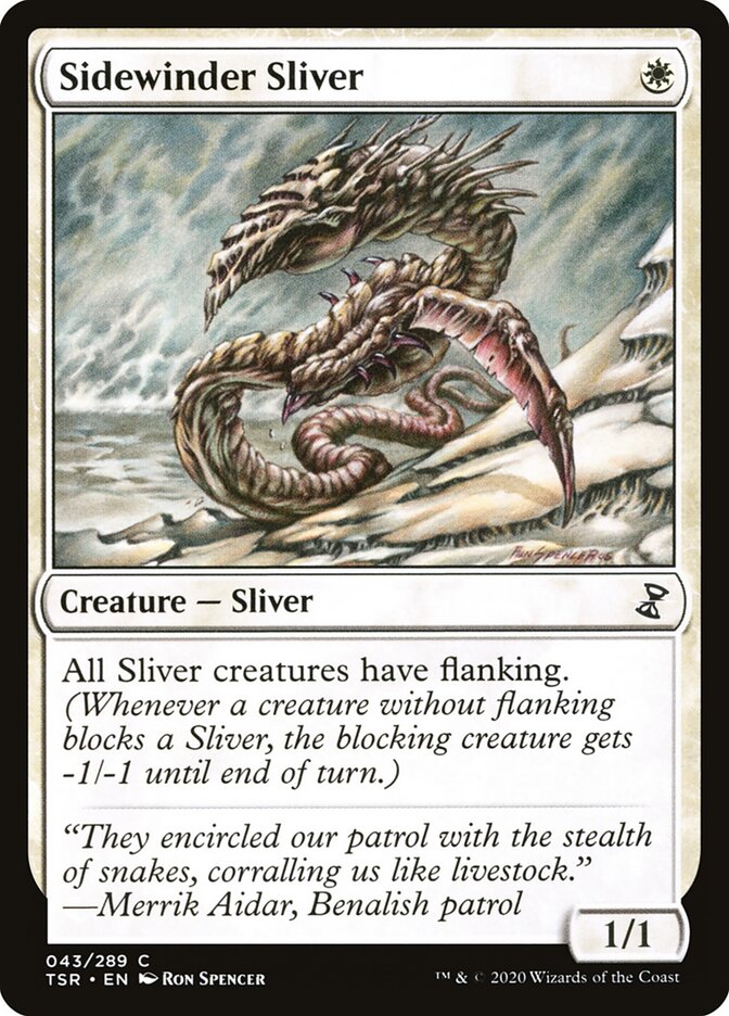 Sidewinder Sliver - carta Magic The Gathering