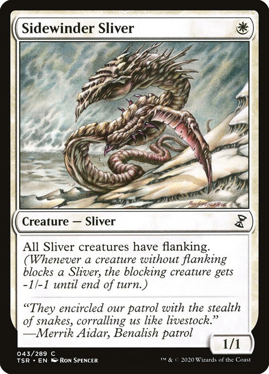 Sidewinder Sliver - carta Magic The Gathering