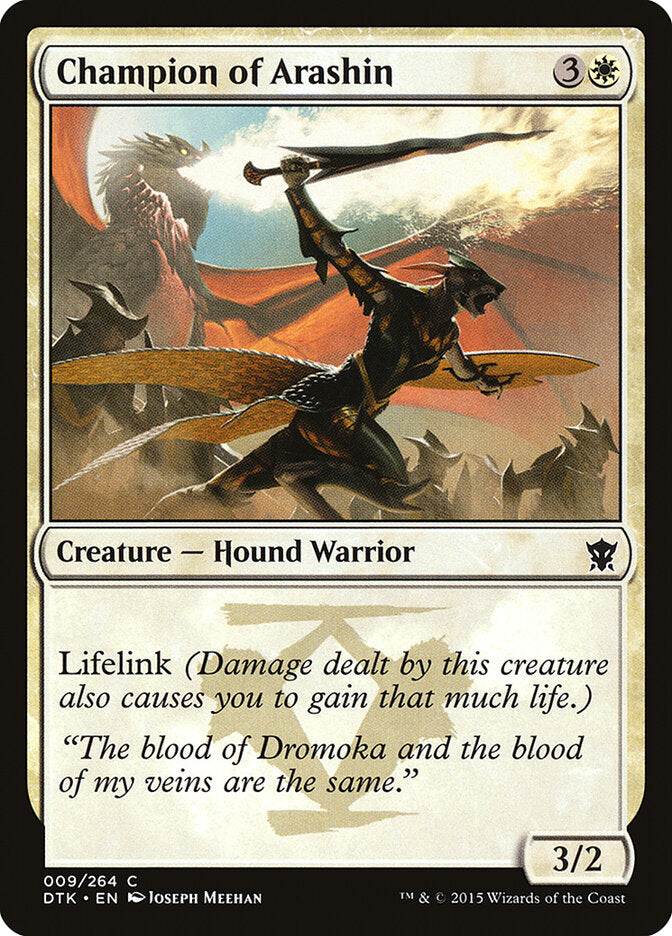 Champion of Arashin - carta Magic The Gathering