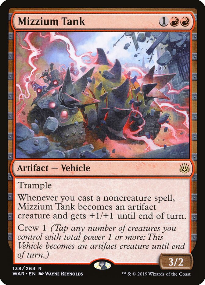 Mizzium Tank - carta Magic The Gathering