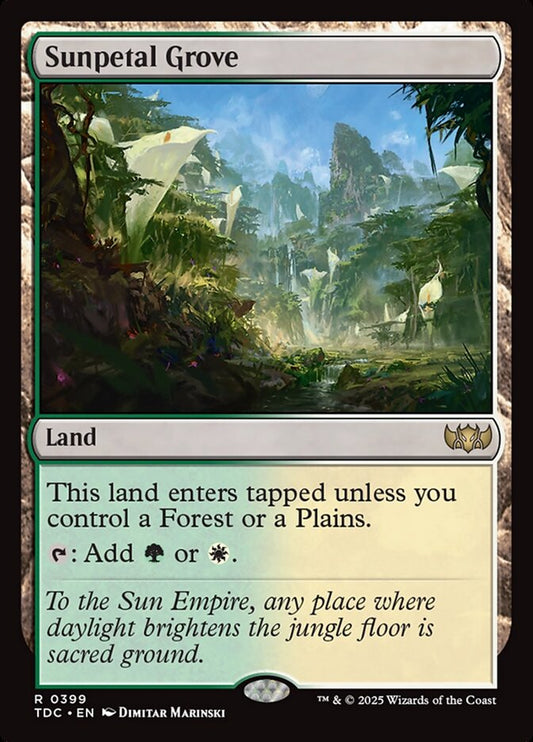 Sunpetal Grove - carta Magic The Gathering
