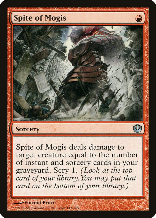 Spite of Mogis - carta Magic The Gathering