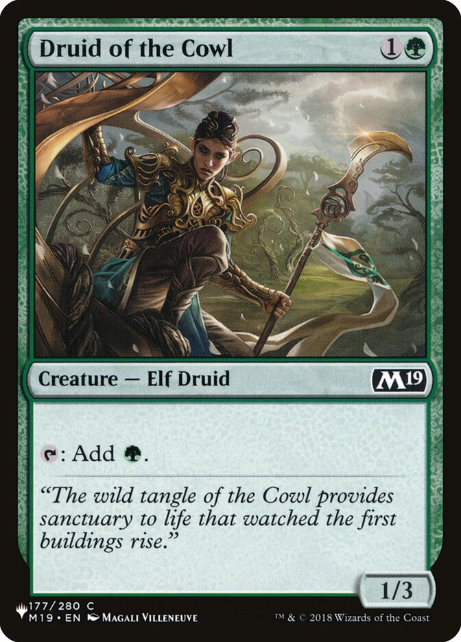 Druid of the Cowl - carta Magic The Gathering