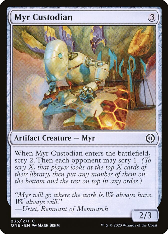 Myr Custodian - carta Magic The Gathering
