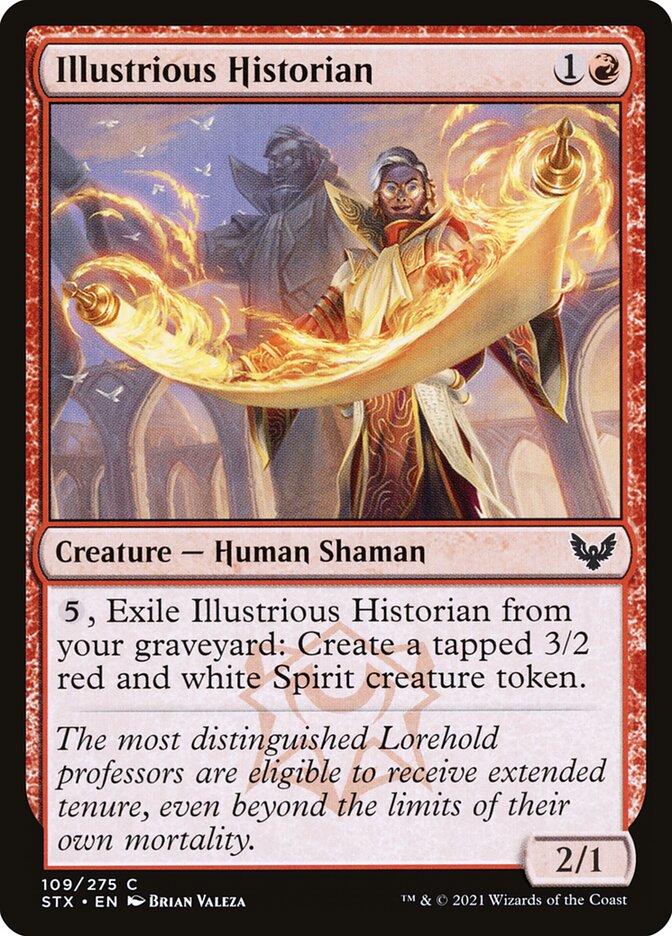 Illustrious Historian - carta Magic The Gathering
