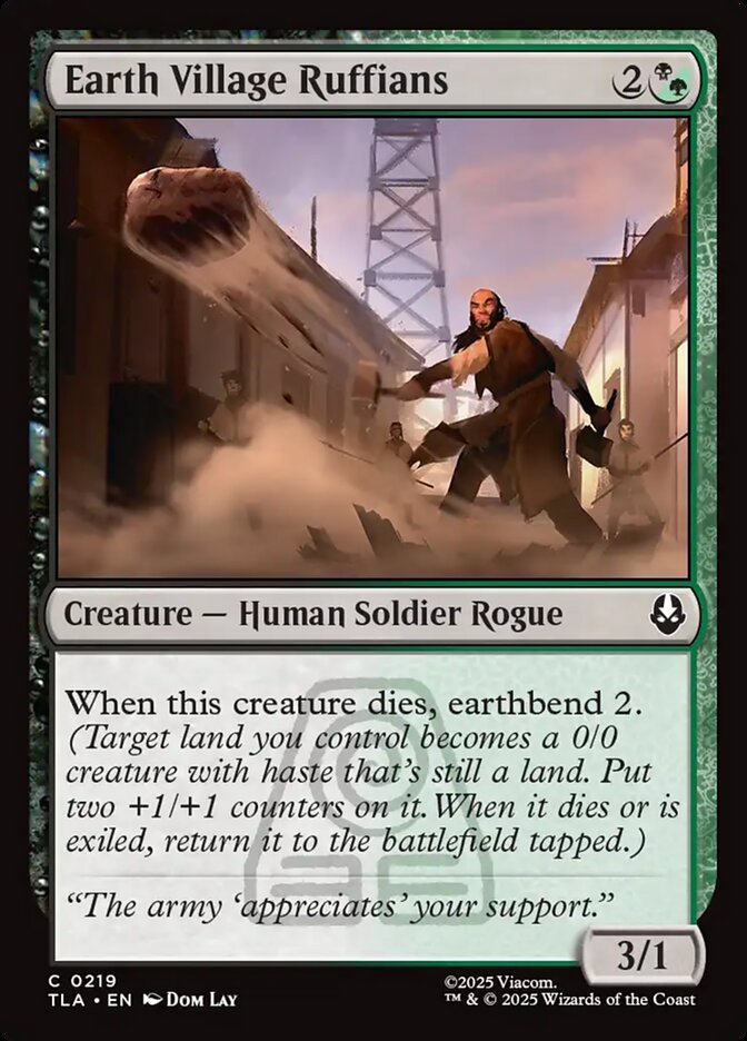 Earth Village Ruffians - carta Magic The Gathering
