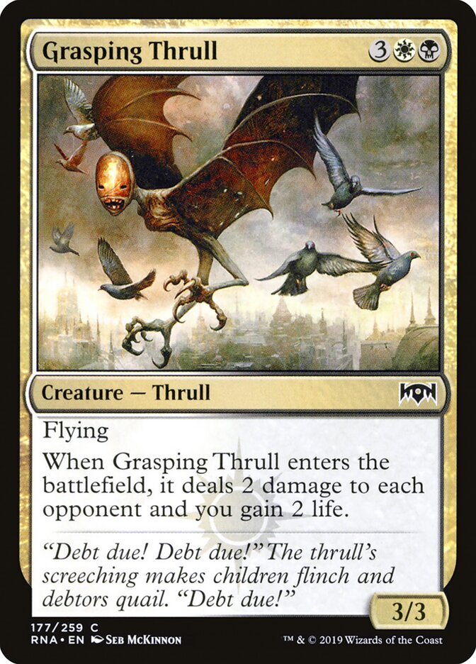 Grasping Thrull - carta Magic The Gathering