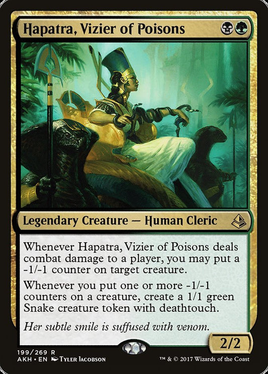 Hapatra, Vizier of Poisons - carta Magic The Gathering