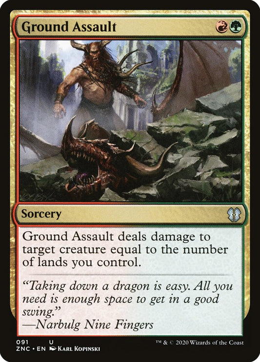 Ground Assault - carta Magic The Gathering