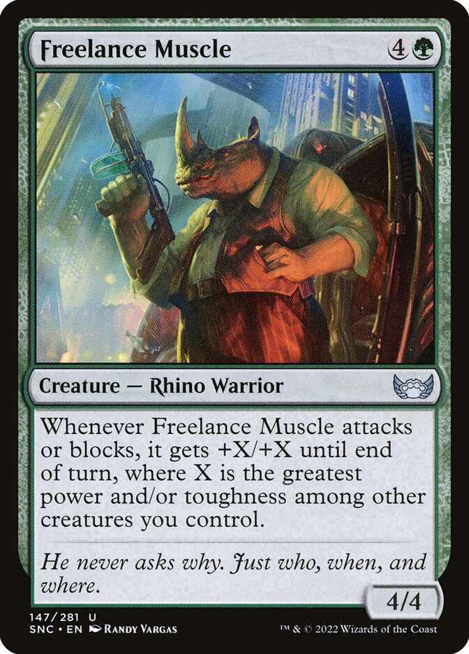Freelance Muscle - carta Magic The Gathering