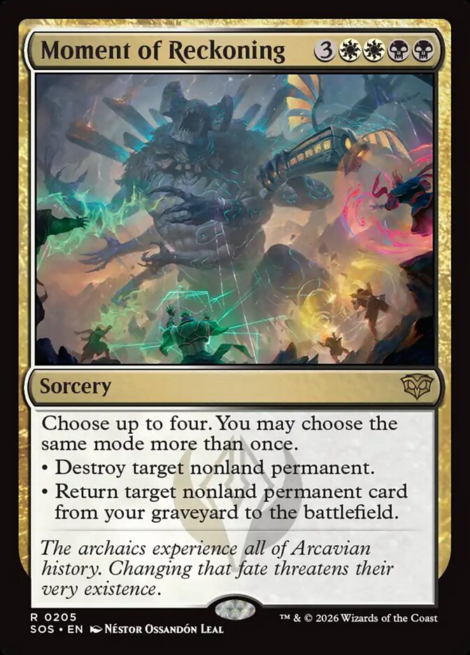 Moment of Reckoning - carta Magic The Gathering