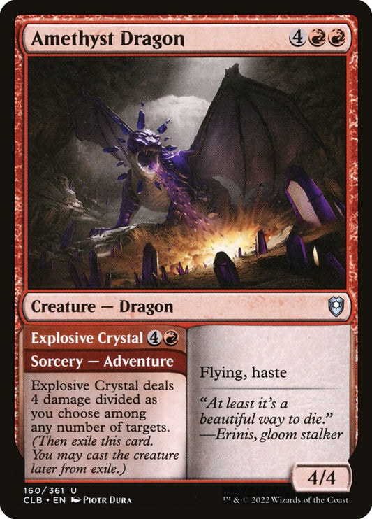Amethyst Dragon // Explosive Crystal - CLB-160-NF-STD