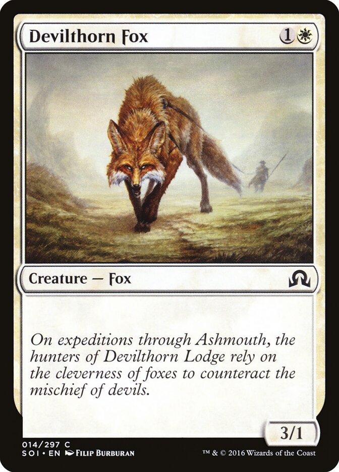 Devilthorn Fox - carta Magic The Gathering