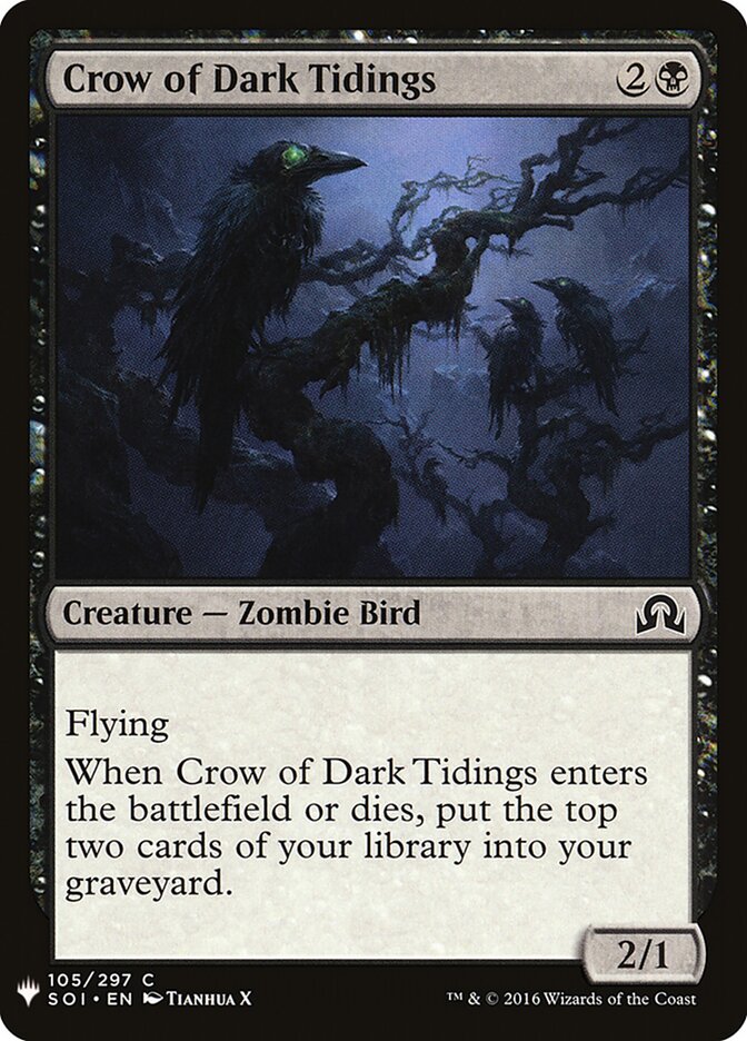 Crow of Dark Tidings - carta Magic The Gathering
