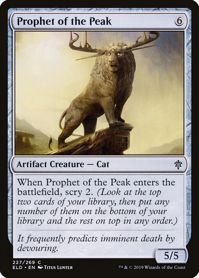 Prophet of the Peak - carta Magic The Gathering