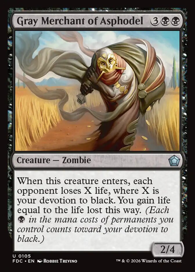 Gray Merchant of Asphodel - carta Magic The Gathering