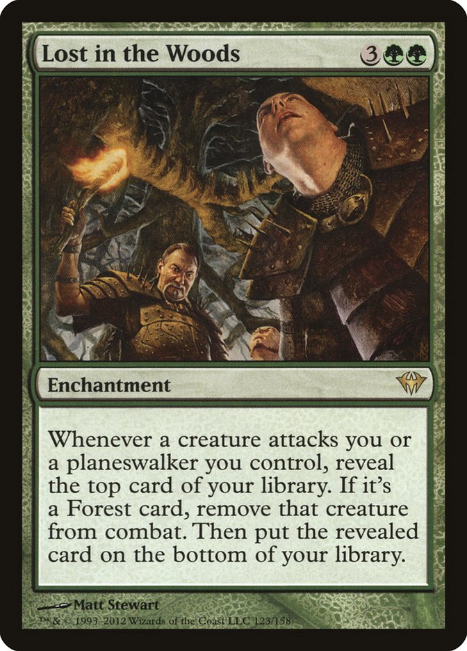 Lost in the Woods - carta Magic The Gathering