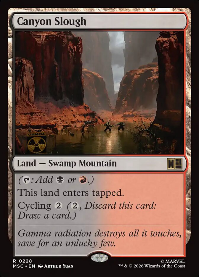Canyon Slough - carta Magic The Gathering