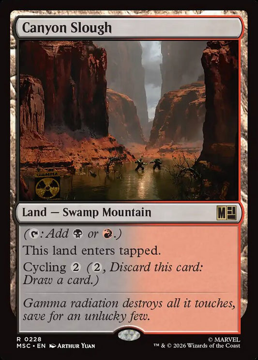 Canyon Slough - carta Magic The Gathering