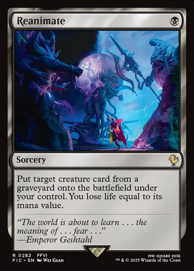 Reanimate - carta Magic The Gathering