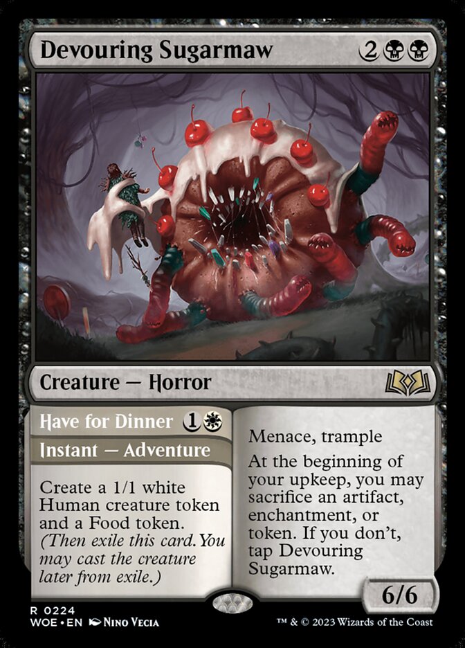 Devouring Sugarmaw // Have for Dinner - carta Magic The Gathering
