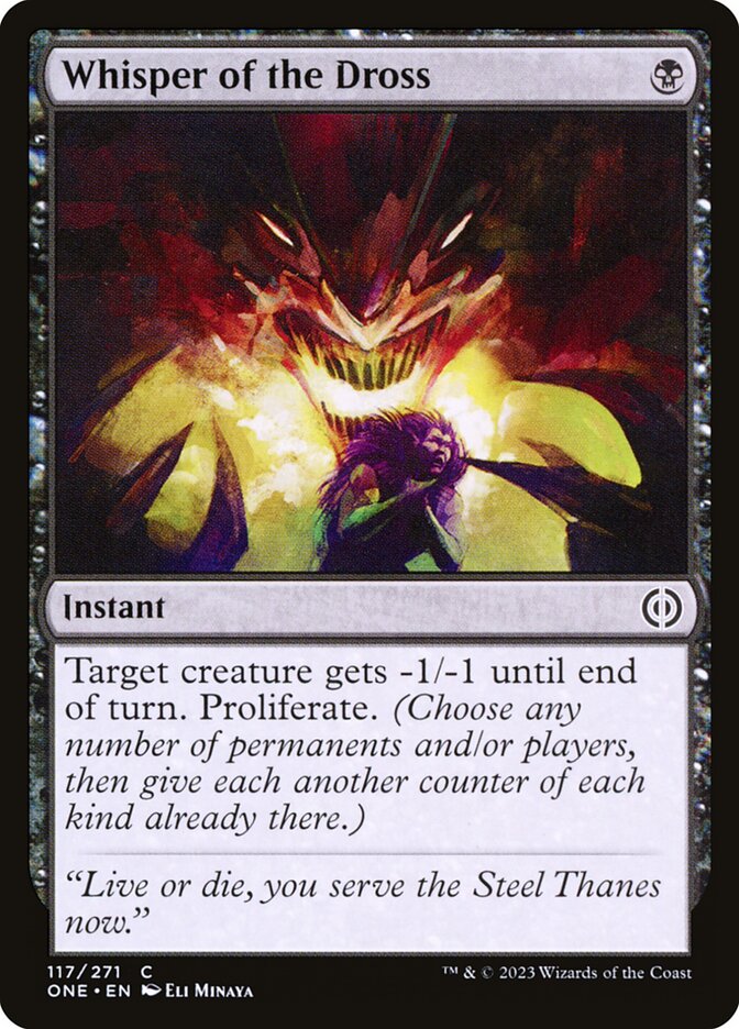 Whisper of the Dross - carta Magic The Gathering