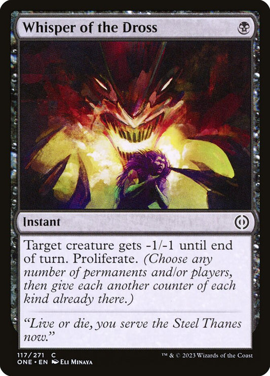Whisper of the Dross - carta Magic The Gathering