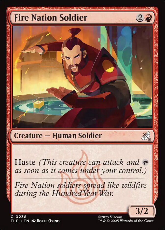Fire Nation Soldier - carta Magic The Gathering