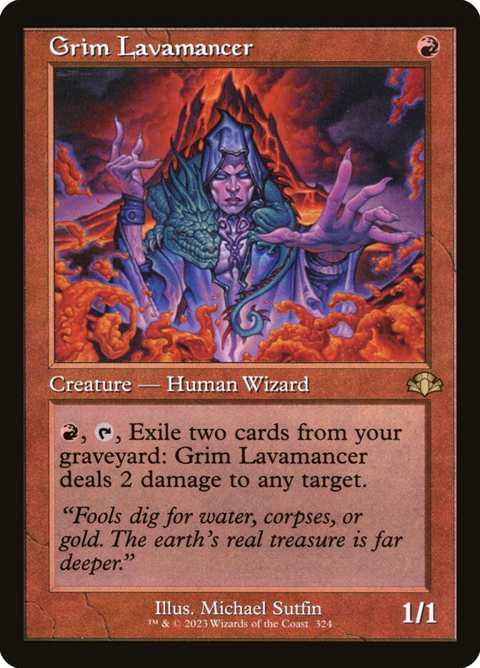 Grim Lavamancer - DMR-324-NF-BF