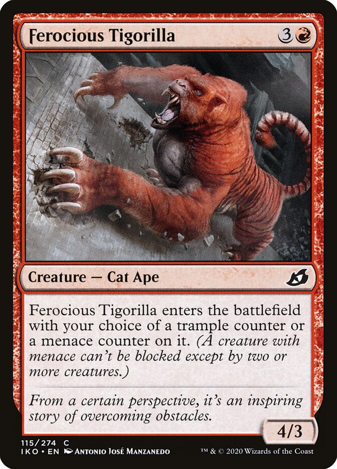 Ferocious Tigorilla - carta Magic The Gathering