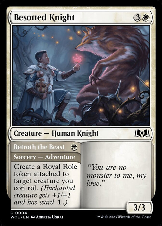 Besotted Knight // Betroth the Beast - WOE-004-NF-STD