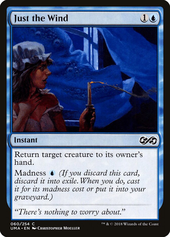 Just the Wind - carta Magic The Gathering