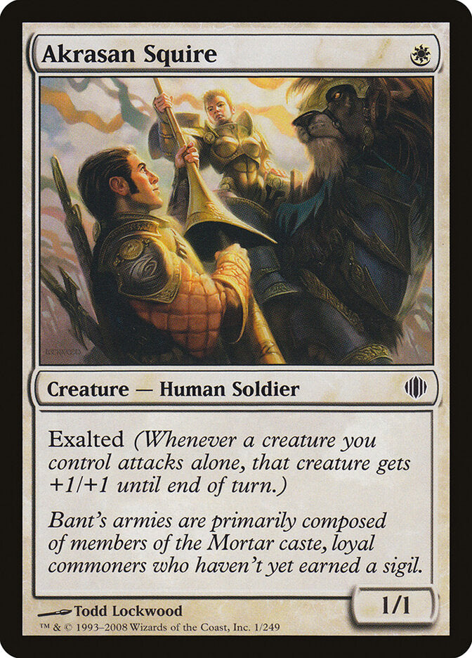 Akrasan Squire - carta Magic The Gathering