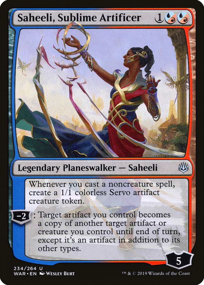 Saheeli Sublime Artificer (WAR)