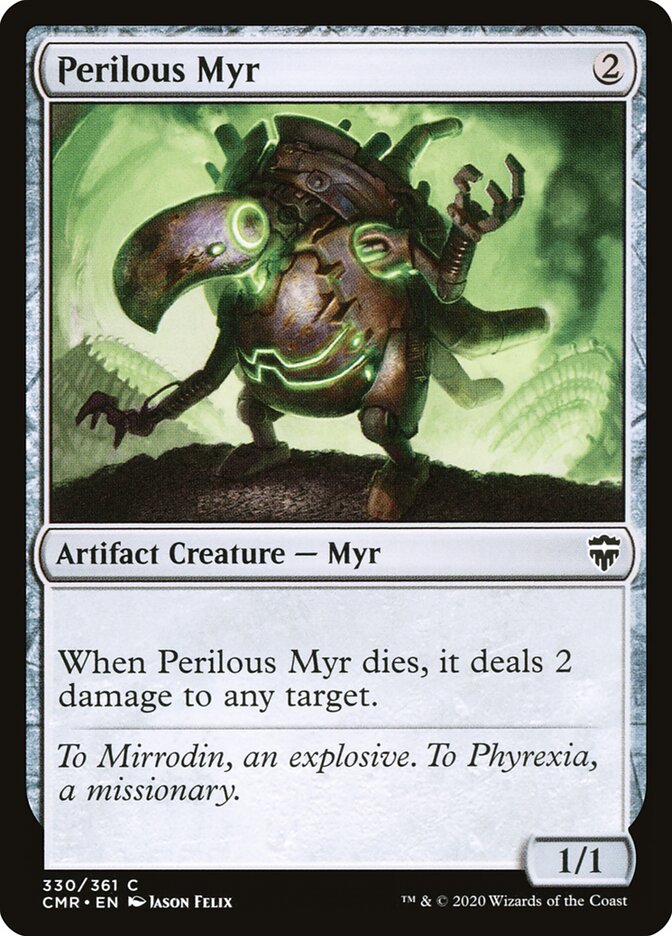 Perilous Myr - carta Magic The Gathering