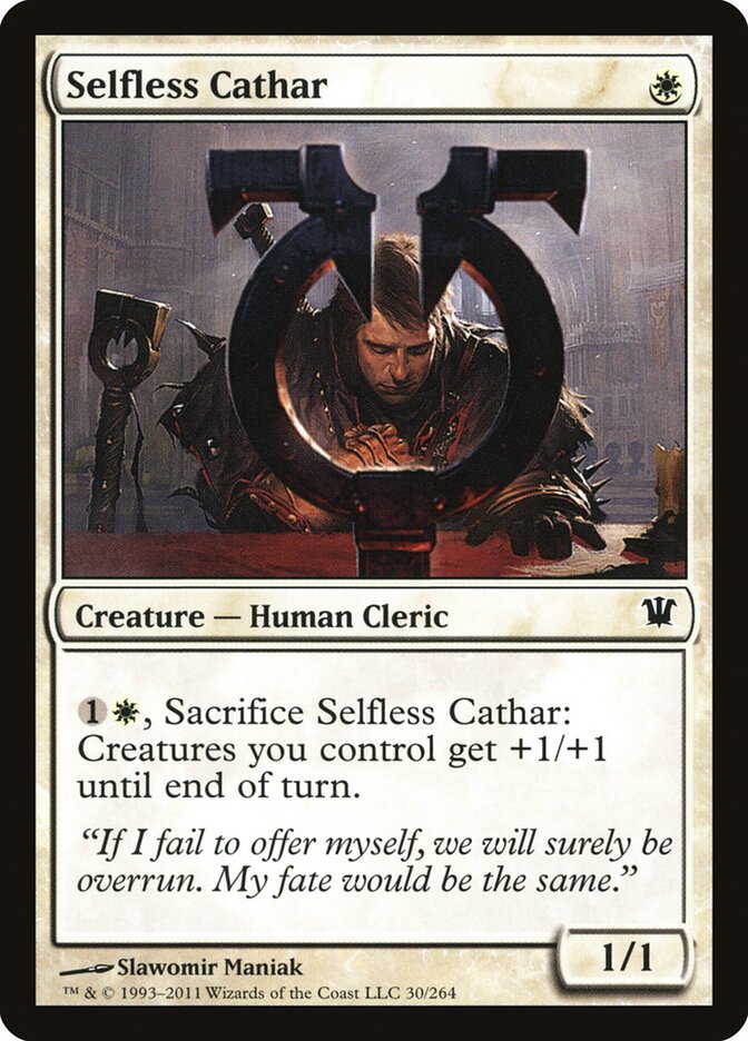 Selfless Cathar - carta Magic The Gathering