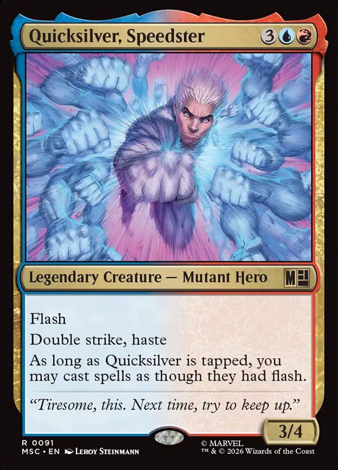 Quicksilver, Speedster - carta Magic The Gathering
