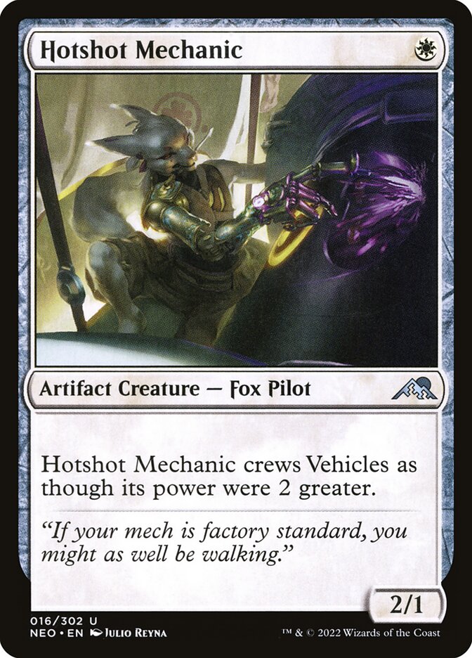 Hotshot Mechanic - carta Magic The Gathering